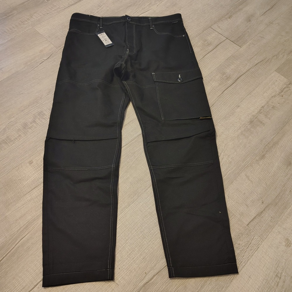 G-Star Raw Bearing 3D Cargo Pants Black Army Bedford Cord D21483-D190-6484 38x34